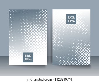Abstract creative concept  art style blank, layout template with  and isolated dots background. Banner and card design,  vector illustration halftone cover design.
