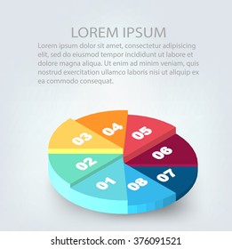 Abstract Creative concept background. Infographic design template. Business concept. Vector illustration EPS 10 for your design.