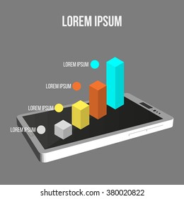 Abstract Creative concept background. Infographic design template. Business concept. Vector illustration EPS 10 for your design