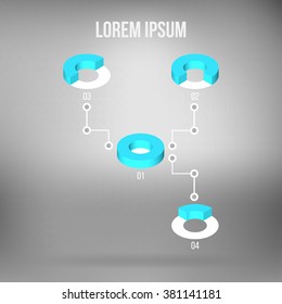 Abstract Creative concept background. Infographic design template. Business concept. Vector illustration EPS 10 for your design