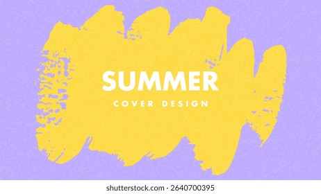 Abstract creative concept of colorful summer cards. Bright modern art vector texture background for ads, banner, cover, label, poster, sales, social media, flyer. Ideal template design. Brush strokes.