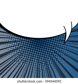 Abstract creative concept comic pop art style blank, layout template with clouds beams and isolated dots background. For sale banner, empty speech bubble set, vector illustration halftone book design