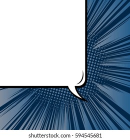 Abstract creative concept comic pop art style blank, layout template with clouds beams and isolated dots background. For sale banner, empty speech bubble set, vector illustration halftone book design