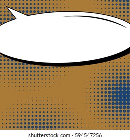 Abstract creative concept comic pop art style blank, layout template with clouds beams and isolated dots background. For sale banner, empty speech bubble set, vector illustration halftone book design