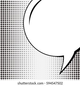 Abstract creative concept comic pop art style blank, layout template with clouds beams and isolated dots background. For sale banner, empty speech bubble set, vector illustration halftone book design
