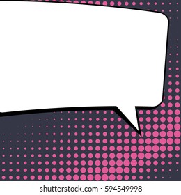 Abstract creative concept comic pop art style blank, layout template with clouds beams and isolated dots background. For sale banner, empty speech bubble set, vector illustration halftone book design
