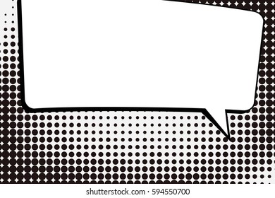 Abstract creative concept comic pop art style blank, layout template with clouds beams and isolated dots background. For sale banner, empty speech bubble set, vector illustration halftone book design