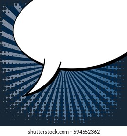 Abstract creative concept comic pop art style blank, layout template with clouds beams and isolated dots background. For sale banner, empty speech bubble set, vector illustration halftone book design