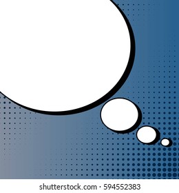 Abstract creative concept comic pop art style blank, layout template with clouds beams and isolated dots background. For sale banner, empty speech bubble set, vector illustration halftone book design