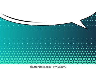 Abstract creative concept comic pop art style blank, layout template with clouds beams and isolated dots background. For sale banner, empty speech bubble set, vector illustration halftone book design