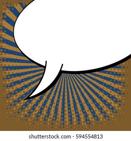 Abstract creative concept comic pop art style blank, layout template with clouds beams and isolated dots background. For sale banner, empty speech bubble set, vector illustration halftone book design