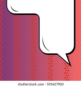 Abstract creative concept comic pop art style blank, layout template with clouds beams and isolated dots background. For sale banner, empty speech bubble set, vector illustration halftone book design