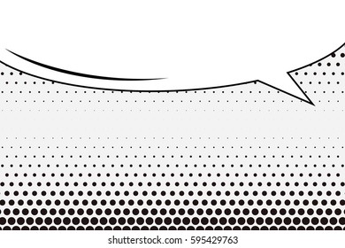 Abstract creative concept comic pop art style blank, layout template with clouds beams and isolated dots background. For sale banner, empty speech bubble set, vector illustration halftone book design