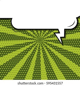 Abstract creative concept comic pop art style blank, layout template with clouds beams and isolated dots background. For sale banner, empty speech bubble set, vector illustration halftone book design