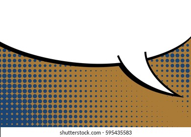 Abstract creative concept comic pop art style blank, layout template with clouds beams and isolated dots background. For sale banner, empty speech bubble set, vector illustration halftone book design