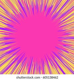 Abstract creative concept comic pop art style blank, layout template with clouds beams and isolated dots background. For sale banner, empty speech bubble set, vector illustration halftone book design