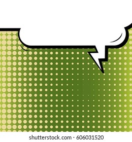 Abstract creative concept comic pop art style blank, layout template with clouds beams and isolated dots background. For sale banner, empty speech bubble set, vector illustration halftone book design