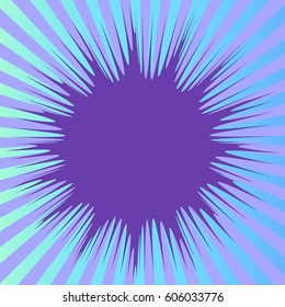 Abstract creative concept comic pop art style blank, layout template with clouds beams and isolated dots background. For sale banner, empty speech bubble set, vector illustration halftone book design