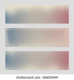 Abstract creative concept comic pop art style blank, layout template with clouds beams and isolated dots background. For sale banner, empty speech bubble set, vector illustration halftone book design