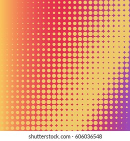 Abstract creative concept comic pop art style blank, layout template with clouds beams and isolated dots background. For sale banner, empty speech bubble set, vector illustration halftone book design