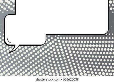 Abstract creative concept comic pop art style blank, layout template with clouds beams and isolated dots background. For sale banner, empty speech bubble set, vector illustration halftone book design