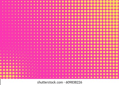 Abstract creative concept comic pop art style blank, layout template with clouds beams and isolated dots background. For sale banner, empty speech bubble set, vector illustration halftone book design