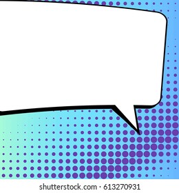 Abstract creative concept comic pop art style blank, layout template with clouds beams and isolated dots background. For sale banner, empty speech bubble set, vector illustration halftone book design