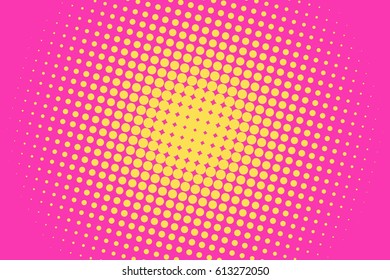 Abstract creative concept comic pop art style blank, layout template with clouds beams and isolated dots background. For sale banner, empty speech bubble set, vector illustration halftone book design