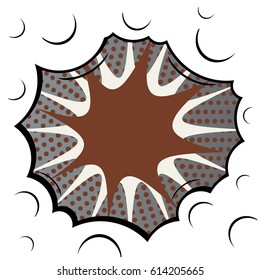 Abstract creative concept comic pop art style blank, layout template with clouds beams and isolated dots background. For sale banner, empty speech bubble set, vector illustration halftone book design