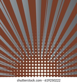 Abstract creative concept comic pop art style blank, layout template with clouds beams and isolated dots background. For sale banner, empty speech bubble set, vector illustration halftone book design
