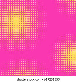 Abstract creative concept comic pop art style blank, layout template with clouds beams and isolated dots background. For sale banner, empty speech bubble set, vector illustration halftone book design
