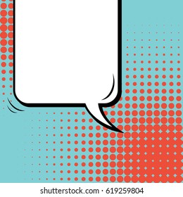 Abstract creative concept comic pop art style blank, layout template with clouds beams and isolated dots background. For sale banner, empty speech bubble set, vector illustration halftone book design