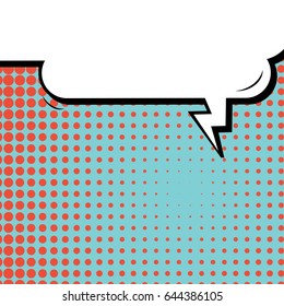 Abstract creative concept comic pop art style blank, layout template with clouds beams and isolated dots background. For sale banner, empty speech bubble set, vector illustration halftone book design