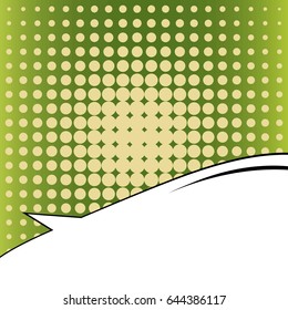 Abstract creative concept comic pop art style blank, layout template with clouds beams and isolated dots background. For sale banner, empty speech bubble set, vector illustration halftone book design