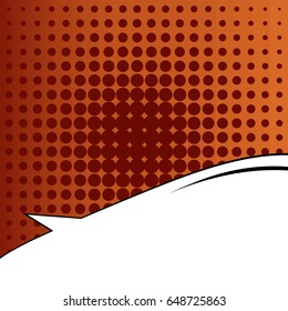 Abstract creative concept comic pop art style blank, layout template with clouds beams and isolated dots background. For sale banner, empty speech bubble set, vector illustration halftone book design