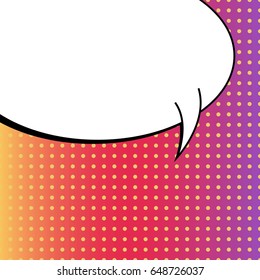Abstract creative concept comic pop art style blank, layout template with clouds beams and isolated dots background. For sale banner, empty speech bubble set, vector illustration halftone book design
