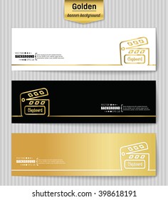 Abstract creative concept gold vector background for web app, illustration template design, business infographic, page, brochure, banner, presentation, poster, brochure, booklet, document, layout.