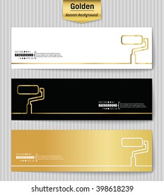 Abstract creative concept gold vector background for web app, illustration template design, business infographic, page, brochure, banner, presentation, poster, brochure, booklet, document, layout.