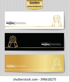 Abstract creative concept gold vector background for web app, illustration template design, business infographic, page, brochure, banner, presentation, poster, brochure, booklet, document, layout.