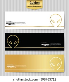 Abstract creative concept gold vector background for web app, illustration template design, business infographic, page, brochure, banner, presentation, poster, brochure, booklet, document, layout.