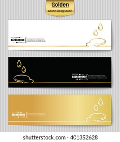 Abstract Creative concept gold vector background for Web and Mobile App, Illustration template design, business infographic, page, brochure, banner, presentation, poster, cover, booklet, document.