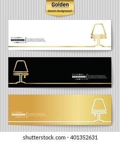 Abstract Creative concept gold vector background for Web and Mobile App, Illustration template design, business infographic, page, brochure, banner, presentation, poster, cover, booklet, document.