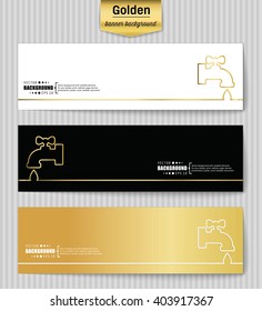 Abstract Creative concept gold vector background for Web and Mobile Applications, Illustration template design, business infographic, page, brochure, banner, presentation, poster, booklet, document.