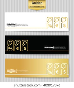 Abstract Creative concept gold vector background for Web and Mobile Applications, Illustration template design, business infographic, page, brochure, banner, presentation, poster, booklet, document.