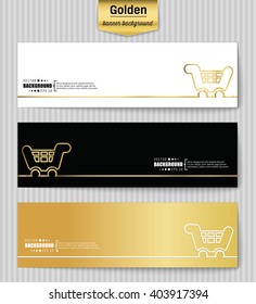 Abstract Creative concept gold vector background for Web and Mobile Applications, Illustration template design, business infographic, page, brochure, banner, presentation, poster, booklet, document.