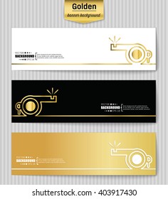 Abstract Creative concept gold vector background for Web and Mobile Applications, Illustration template design, business infographic, page, brochure, banner, presentation, poster, booklet, document.