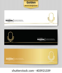 Abstract Creative concept gold vector background for Web and Mobile Applications, Illustration template design, business infographic, page, brochure, banner, presentation, poster, booklet, document.