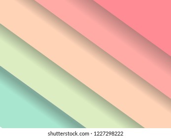 Abstract Creative concept layout template and background. Geometric 
 design layout. Paper art Style. For web, style blank, poster and booklet. vintage color background