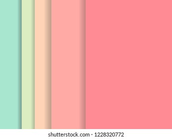 Abstract Creative concept layout template and background. Geometric design layout. Paper art Style. For web, style blank, poster and booklet. vintage color background