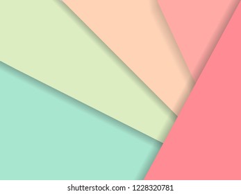 Abstract Creative concept layout template and background. Geometric design layout. Paper art Style. For web, style blank, poster and booklet. vintage color background